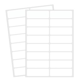 Etiquetas extraíbles en blanco, etiquetas de congelador blancas de 1 x 3 pulgadas para contenedores de alimentos, etiqueta de congelador para escribir, resistente al agua y fácil de despegar (240