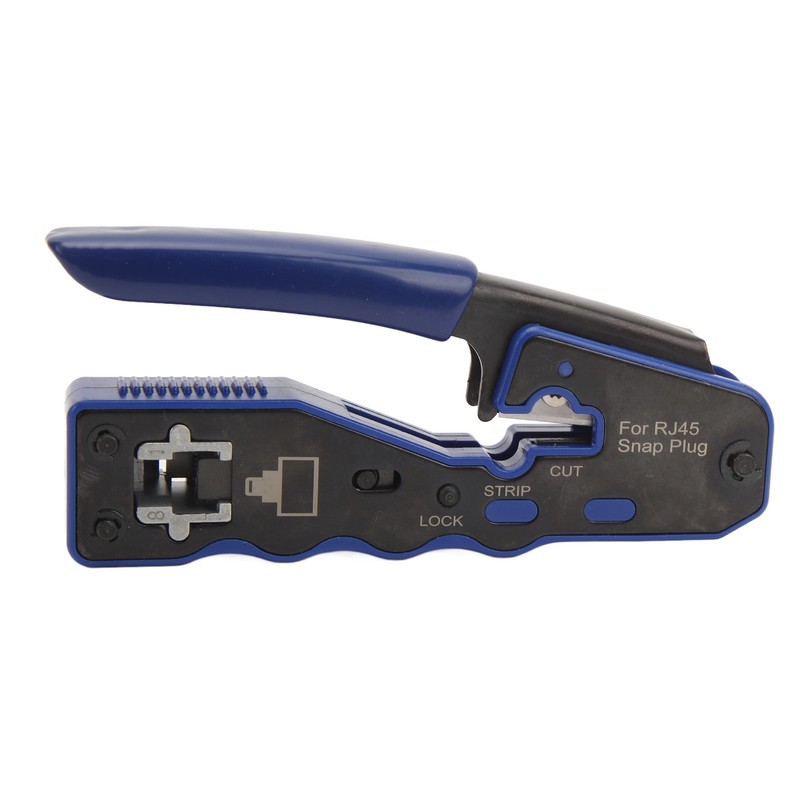RJ45 Crimping Tool Multifunctional Ethernet Crimper Cutter Stripper for Cat5