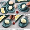 Egg Slicer, Strawberry Cutter with Stainless Steel Wire, Multifunctional Egg