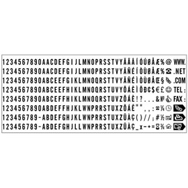 Trodat Pocket Printy 9511 Typomatic - Stamp with Letters to Set Yourself, 3 Lines