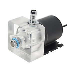 BXQINLENX 600L/H 19W DC12V CPU Cooling Heat Exchanger Water Pump Tank 186 ml CO2 Cooler