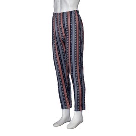 DUNHAO COS Jeffrey Lebowski Pants Men's Stripe Pants L