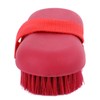 Horse Brush Soft Bristles Skid Resistant Handle Horse Grooming Brush