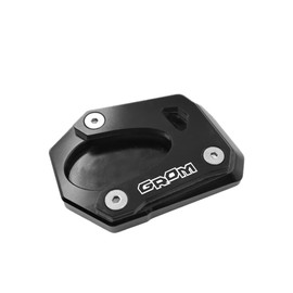 FOR Honda Grom 125 GROM 125 MSX 125 2013-2021 2022 2023 Motorcycle CNC Kickstand Foot Side Stand Extension Pad Support Plate Expansion Stand (Black)