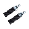 Pair of Folding Passenger Foot Pegs Motorcycle Rear Foot Pegs