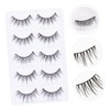 Baluue 2sets Individual Lashes Thick Handmade Natural Comfortable Easy to
