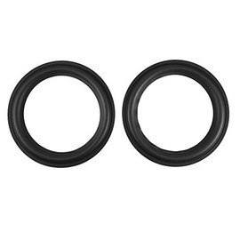 2pcs 8 inches Speaker Rubber Edge Perforated Subwoofer Surround Rings Replacement Parts for Speaker Repair or DIY