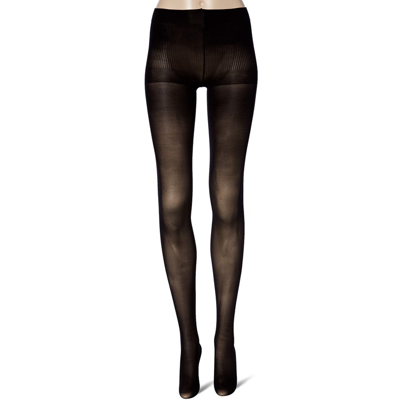 GUNZE SABRINA ACTI-FIT Women's Stockings, Jet Black, 25 Denier, Same