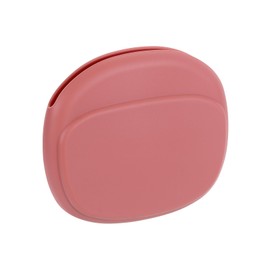 HARFINGTON Earbuds Cases, Wired Earphone Case Holder Organizer, Silicone Ear Buds Case Small for USB Cable, Earphones, Red