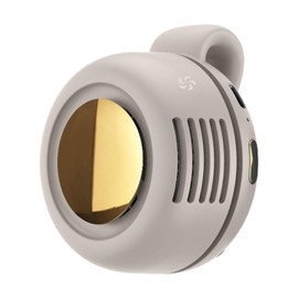 Small Fan with Clip | Tiny USB Charging Personal Cooler - Portable Small Bladeless Fan Cooling Device for Bedroom Beach Camping Travel Gym Dorm Nursery