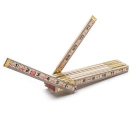 Crescent Lufkin Wood Rule, 6', Oversize Brick, Masonry, Black - 656LN