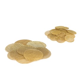 YippyGroove Beefy Brass Screen - Made in The USA-55 Count 3/4" (1.9cm)-for a More Enjoyable Experience (55 Screens-No Tin)