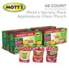 Mott’s No Sugar Added Applesauce Variety Pack, 3.2 oz Clear