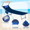 SONIT Beach Towel with Corners and Pockets - Cover for