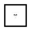 9x9" Square Picture Frame, Display Pictures 5x5" With Mat or