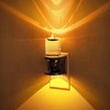 JandCase Night Light, Candle Amber Night Lights Plug into Wall,