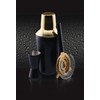 BarCraft Luxury Cocktail Making Kit, Black/Gold, 3-Piece Gift Set, 10