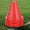 10 football Training Cones 8.5cm, Football Barrier Cones, Plastic Marker