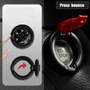 ERARISE Push Start Button Cover Press Car Engine Start Stop