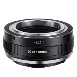 K&F Concept Lens Mount Adapter M42-L Manual Focus M42 Mount Lens to Leica L Mount