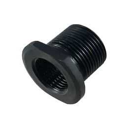 Tredox Black Steel 1/2x28 Thread Protector, 1/2x28 TPI Convert to 5/8x24 TPI, CNC Machined.