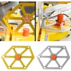 ANCLLO Aluminum Alloy Hexagon Ruler for Table Saw Multi-Angle Measuring