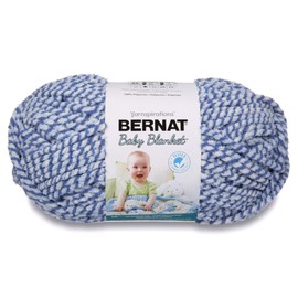 Bernat Baby Blanket Twists Big Ball Yarn- 300g-Blue