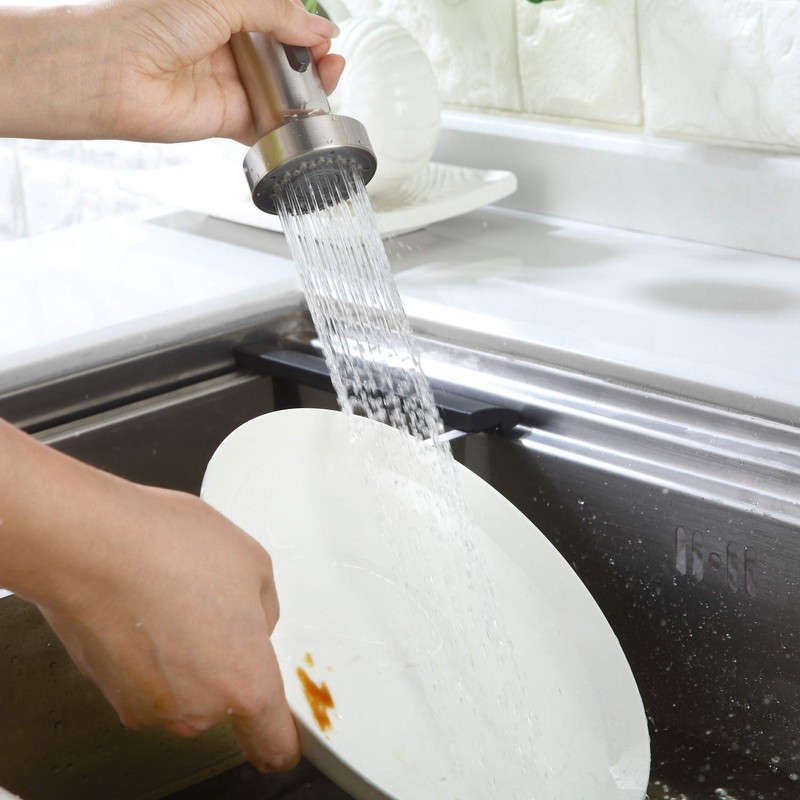 HOMELODY Pull Down Faucet Replacement, 2 Functions Sprayer Head, G