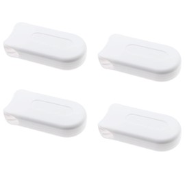 Be In Your Mind 4 Pieces Cord Weight Replacement Chain Weights for Vertical Blinds Roller Blinds Window Shutter White Plastic Safety Handle Tensioning Device Blinds Accessories
