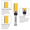 BAYTORY Professional Pattern Flush Trim Router Bit Set with 1/4