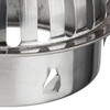 Relaxdays Set of 2 Stainless Steel Gutters Leaf Guards for