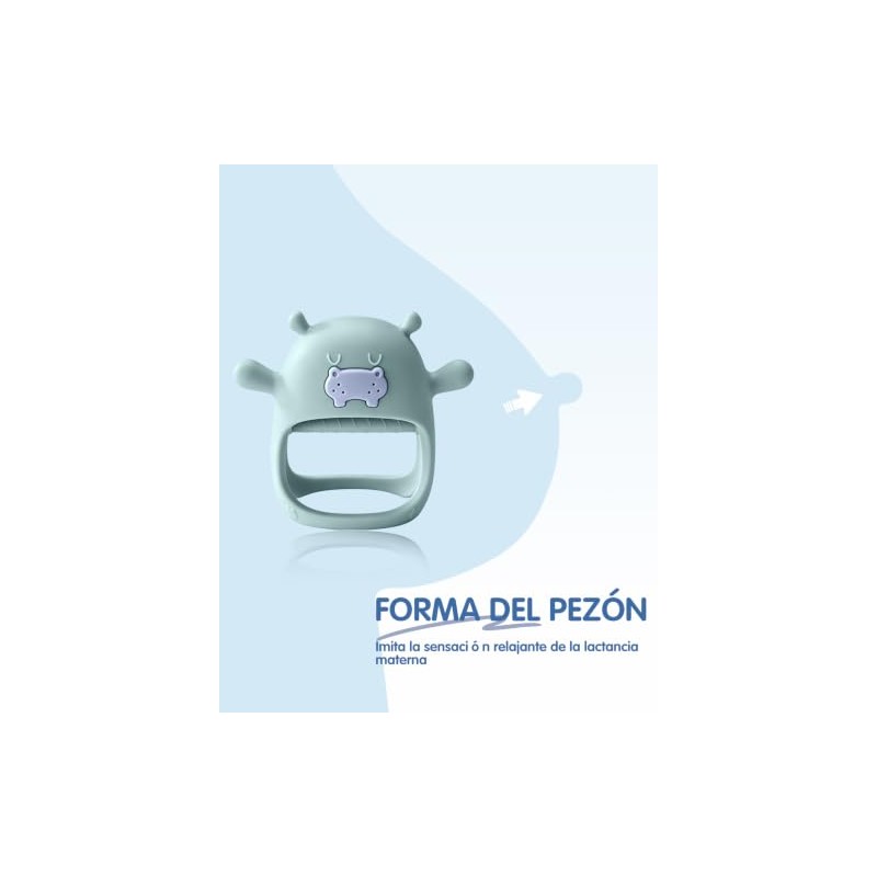 Cieloazul Teether Mordedores Beb?, Mordedor Silicona