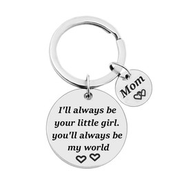Gifts for Mom - Best Mom Ever Keychain for Mom - Perfect Stocking Stuffers Gifts Mothers Day, Birthday, Valentines Day, or Christmas Gift from Daughter (Mom)