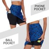 M MOTEEPI - Falda de golf para mujer, longitud a