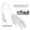 Silicone Nail Art Practice Hand Bendable Joints False Nail Tips