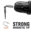 Saipe 10pcs Magnetic Pentagon Head Screwdriver Bits Set 1/4 Inch