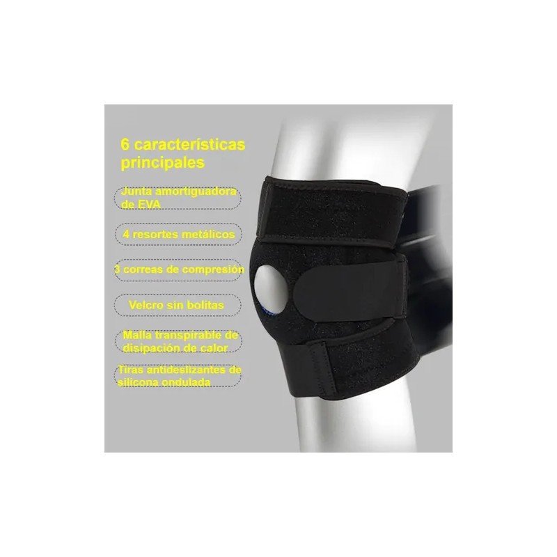 2 Pzs Rodillera Ortopedica De Neopreno Deporte Sujeta Rotul