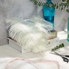 Piokio 20 pcs Natural White Ostrich Feathers 12-14 inch(30-35 cm)