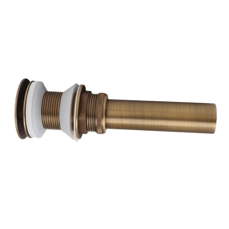 Bathroom Kitchen Sink Drain All Copper Pop Up Sink Drain