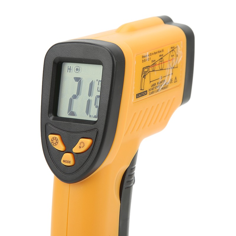 Digital Infrared Thermometer Non Contact 12:1 Handheld Temperature Measuring Gun