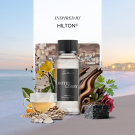 Scentiment Diffuser Oil - Hotel Lobby | Aromatherapy Fragrance |Inspired by Hilton® Hotel | Luxurious Scent with Notes of White Tea, Bergamot, Orange Blossom, Amber & Marine |20ml