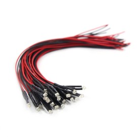 Evemodel L1218WM 20pcs Pre Wired 1.8mm Warm White Led Lamp Light Set 12V ~ 18V