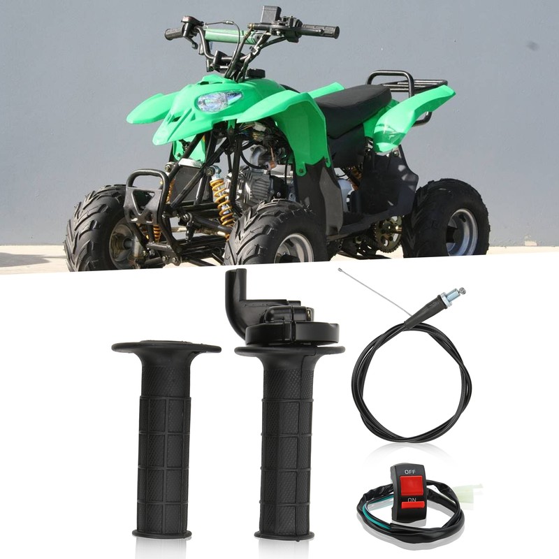7/8in Twist Throttle Grip with Cable Kill On Off Switch