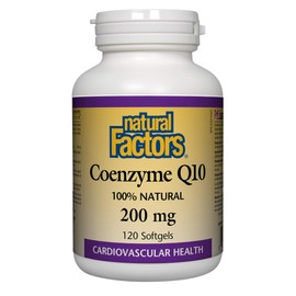 Natural Factors COENZYME Q10 200MG 120 CAPSULES