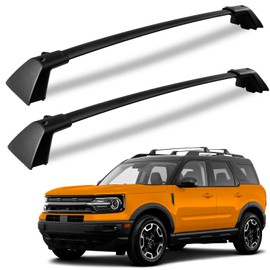KINGGERI 265lbs Roof Racks Cross Bars Fit for Ford Bronco Sport (Off-Road) Badlands 2021-2025 & Outer-Banks 2022-2025 & First Edition 2021, Heavy Duty Aluminum Crossbars All Metal Luggage Accessories
