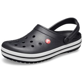 Crocs Men's and Women's Crocband Clog, Black, 9 Women/7 Men