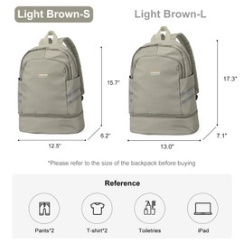 coofay Gym Backpack For Women Waterproof Backpack With Shoe Compartment Lightweight Travel Backpack Sports Backpacks Small Gym Bag