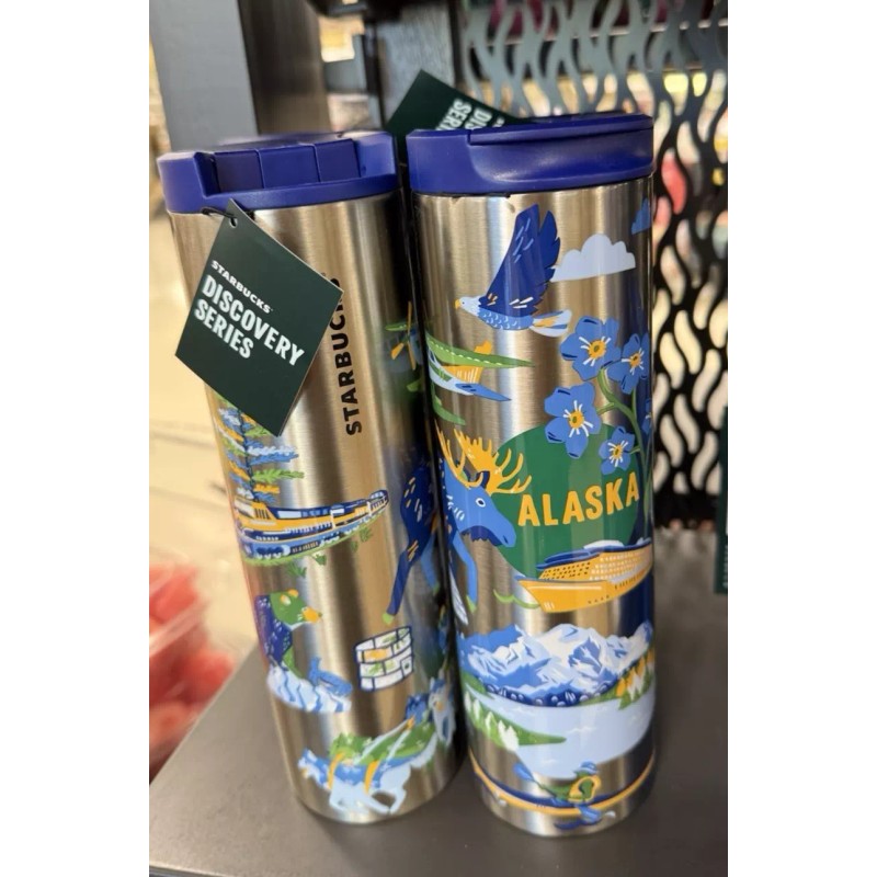 Starbucks NWT SET Starbucks 2024 ‘ALASKA’ Discovery Series Graphic Tumblers