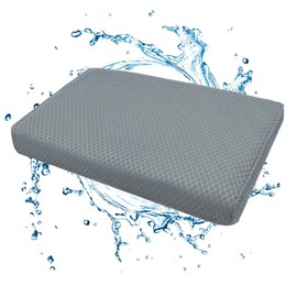 Shower Seat Cushion, Shower Chair Cushion for Transfer Benches in Bathtub, Cushion for Sauna, 3D Mesh Pad with Hook, Slip-Resistant, Design for Elderly, Senior, Handicap Disabled