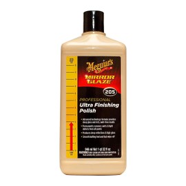 Meguiar’s M105 Mirror Glaze Ultra-Cut Compound, Ultra-Fast Cutting Compound for Cars, Remove Sanding Marks with Our Exclusive Super-Micro Abrasive Technology, 32 oz.